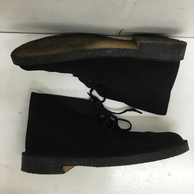 クラークス Clarks ブーツ ショートブーツ CLARKS ORIGINALS DESERT BOOT 31691 US:7.5 無地 黒 / ブラック / メンズ USED 古着 中古 10138519