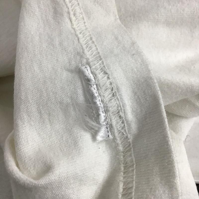 チャンピオン Champion Tシャツ 半袖 半袖カットソー プリントTシャツ クルーネックカットソー L ロゴ、文字 白 / ホワイト / メンズ USED 古着 中古 10141731