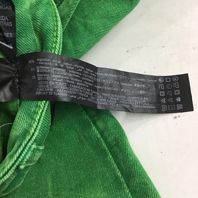 ザラ ZARA パンツ デニム、ジーンズ 8246 245 500 フレアパンツ カラーパンツ 無地 緑 / グリーン / レディース USED 古着 中古 10139158