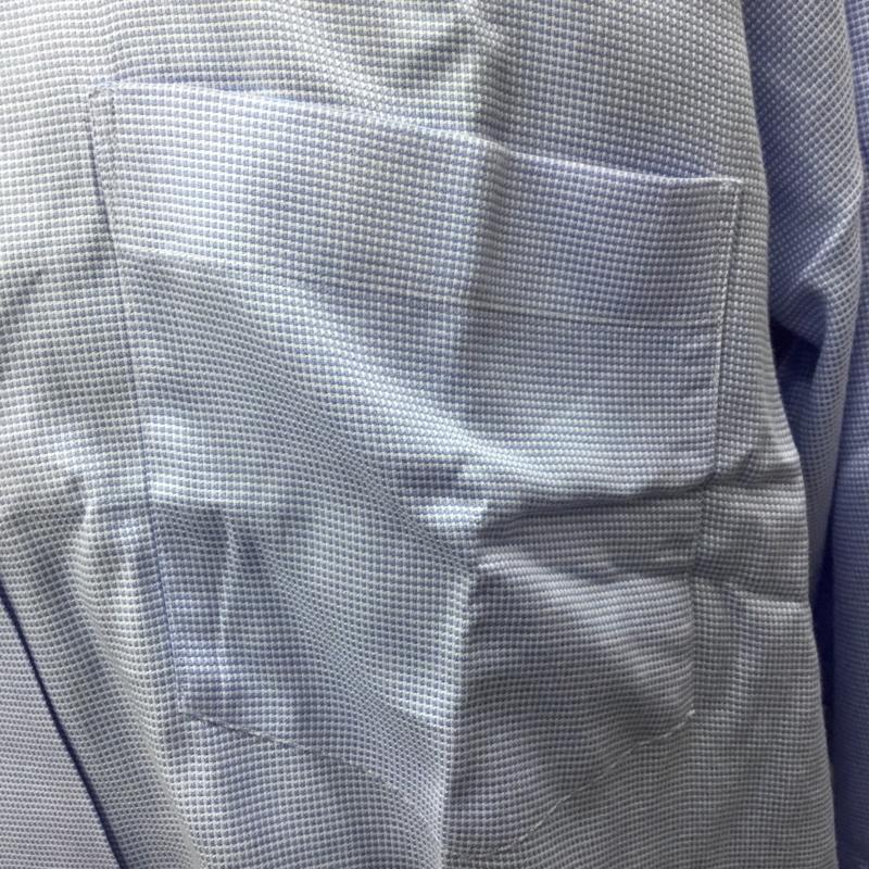 チャップス CHAPS シャツ、ブラウス 長袖 ボタンダウン 胸ポケット 水色 / ライトブルー / メンズ USED 古着 中古 10115536