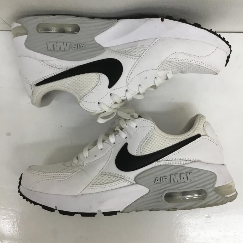 ナイキ NIKE スニーカー スニーカー CD5432-101 エアマックス エクシー 25.0cm ロゴ、文字 白 / ホワイト / レディース USED 古着 中古 10106168
