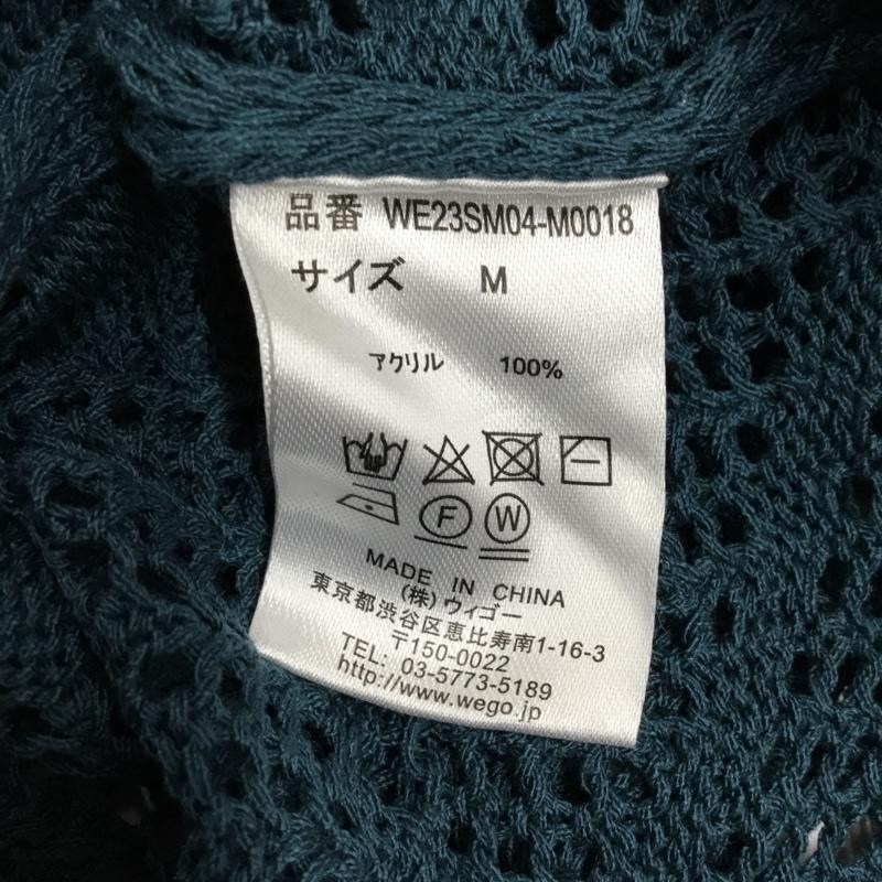 ウィゴー WEGO シャツ、ブラウス 半袖 WE23SM04-M0018 メッシュニットBIGシャツ M 青 / ブルー / メンズ USED 古着 中古 10117798