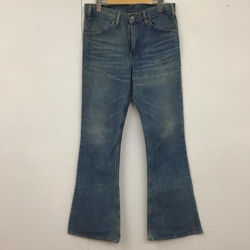 リーバイス Levi s パンツ デニム、ジーンズ デニムパンツ フレアパンツ カジュアルパンツ スリムパンツ 32インチ 無地 インディゴ / インディゴ /  メンズ USED 古着 中古 10123767
