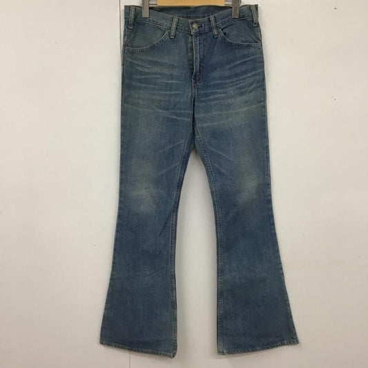 リーバイス Levi s パンツ デニム、ジーンズ デニムパンツ フレアパンツ カジュアルパンツ スリムパンツ 32インチ 無地 インディゴ / インディゴ /  メンズ USED 古着 中古 10123767