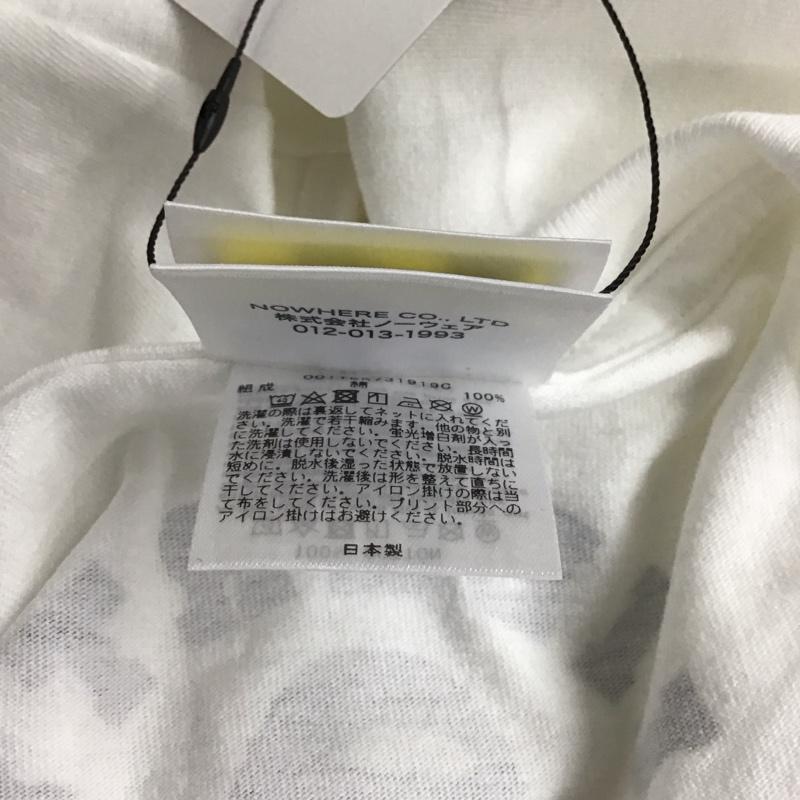 アベイシングエイプ A BATHING APE Tシャツ 半袖 1k73110919 リバティウォークLBWKカタカナカレッジティー プリントTシャツ プリント 白 / ホワイト / メンズ USED 古着 中古 10124082