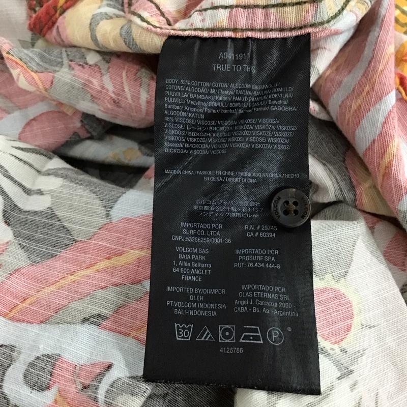 ボルコム VOLCOM シャツ、ブラウス 半袖 半袖シャツ プリントシャツ ポケットシャツ L プリント マルチカラー / マルチカラー / メンズ USED 古着 中古 10132195