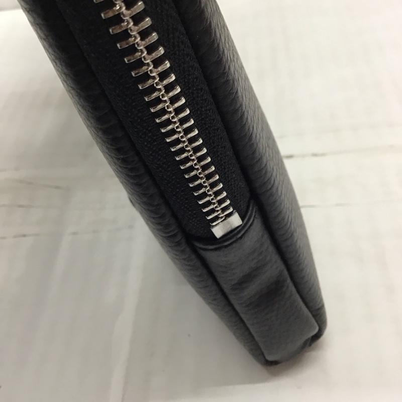 バーニーズ ニューヨーク BARNEYS NEWYORK セカンドバッグ セカンドバッグ 無地 黒 / ブラック / メンズ USED 古着 中古 10118145
