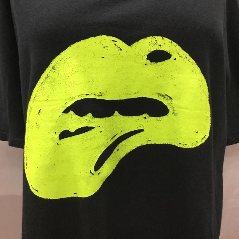 スライ SLY Tシャツ 半袖 半袖カットソー プリントTシャツ クルーネックカットソー プリント 黒 / ブラック / レディース USED 古着 中古 10118456