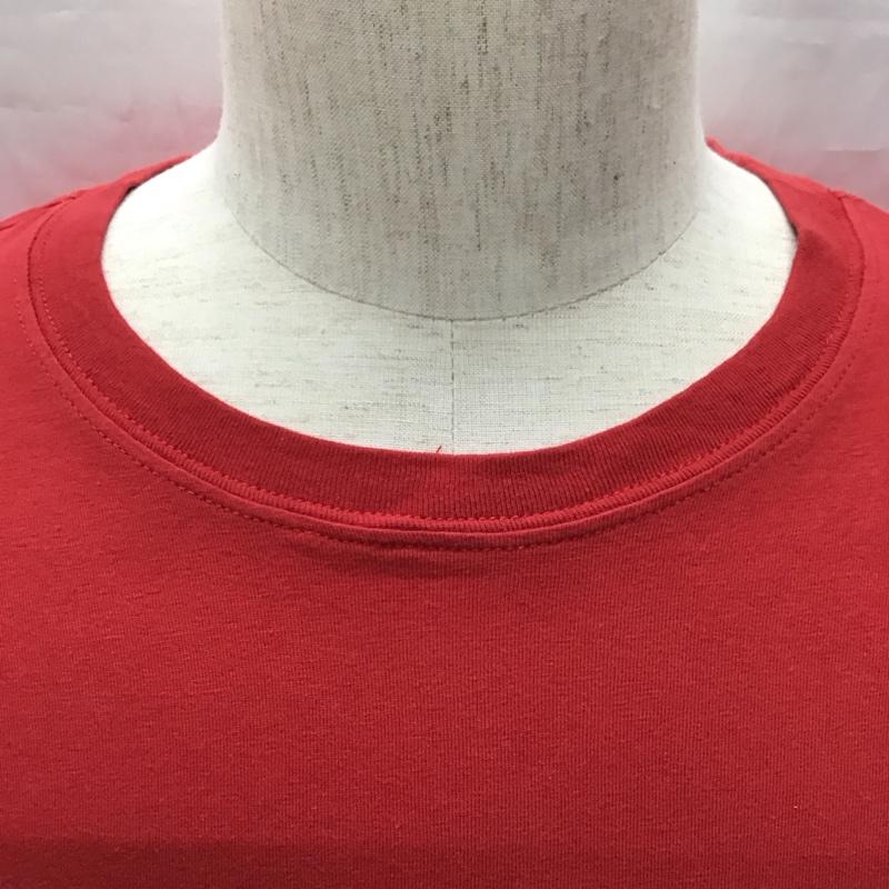 エンポリオアルマーニ EMPORIO ARMANI Tシャツ 半袖 EA7 クルーネック S ロゴ、文字 赤 / レッド / レディース USED 古着 中古 10118028