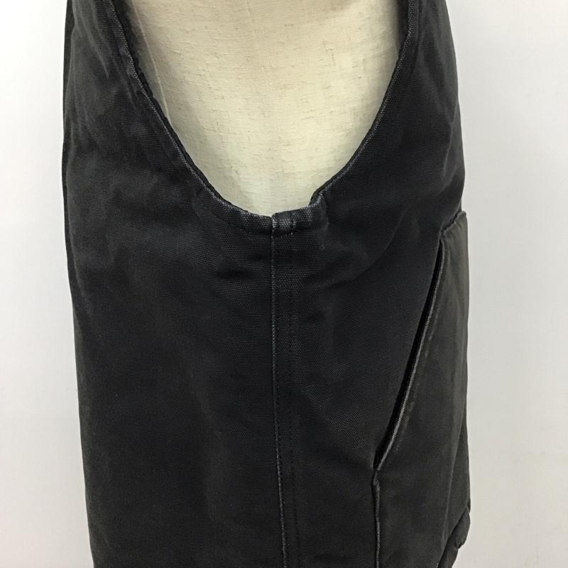 カーハート Carhartt ベスト ベスト ジップアップベスト ノーカラージップベスト アウター ロゴ、文字 黒 / ブラック / メンズ USED 古着 中古 10112075