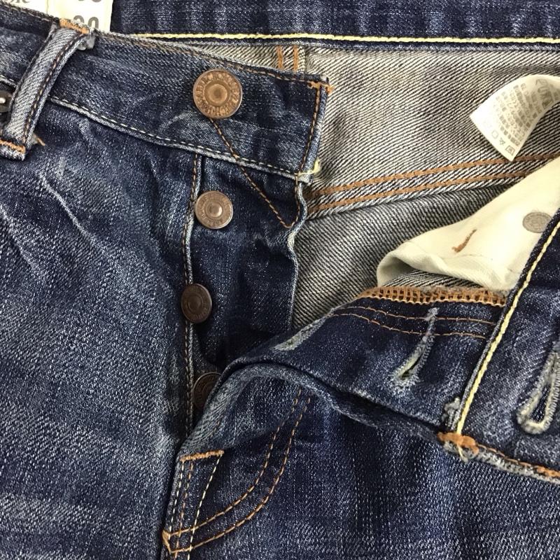 アバクロンビーアンドフィッチ ABERCROMBIE&FITCH パンツ デニム、ジーンズ デニムパンツ スリムパンツ カジュアルパンツ 30インチ 無地 インディゴ / インディゴ / メンズ USED 古着 中古 10131292