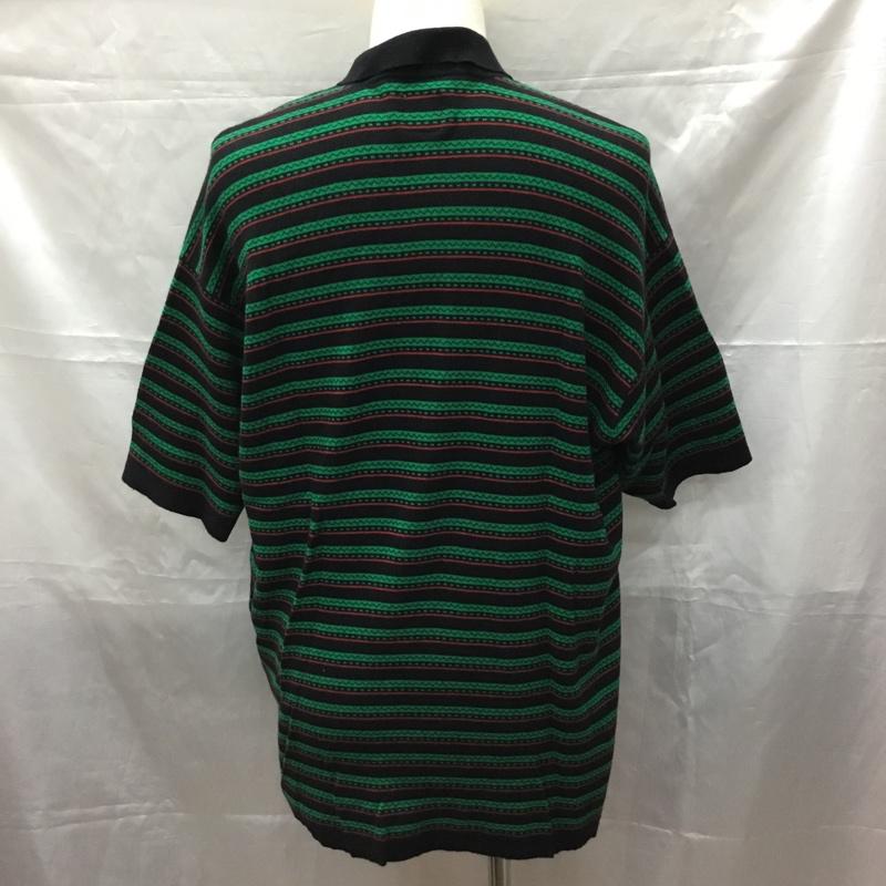 クーキー KOOKY N ポロシャツ 半袖 半袖ポロシャツ カラーシャツ 半袖カットソー FREE ボーダー柄 マルチカラー / マルチカラー /  メンズ USED 古着 中古 10113306