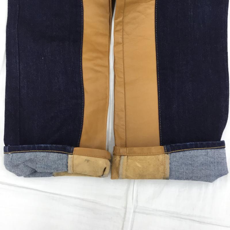 コジマジーンズ KOJIMAGENES パンツ デニム、ジーンズ モンキーコンボパンツ 30インチ 無地 紺 / ネイビー / X 茶 / ブラウン / メンズ USED 古着 中古 10129966