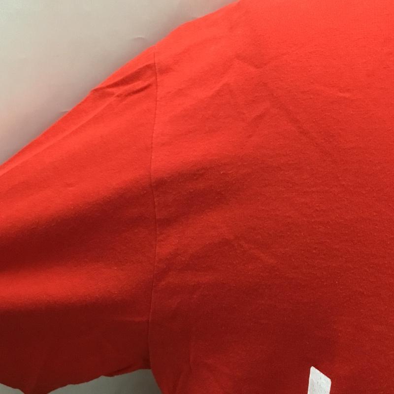 ディースクエアード DSQUARED2 Tシャツ 半袖 半袖カットソー プリントTシャツ クルーネックカットソー XL ロゴ、文字 赤 / レッド /  メンズ USED 古着 中古 10108946