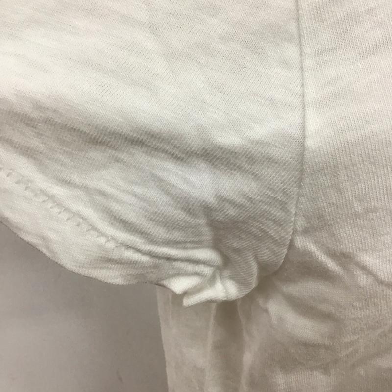ポロラルフローレン POLO RALPH LAUREN Tシャツ 半袖 クルーネック M ロゴ、文字 白 / ホワイト / レディース USED 古着 中古 10108299
