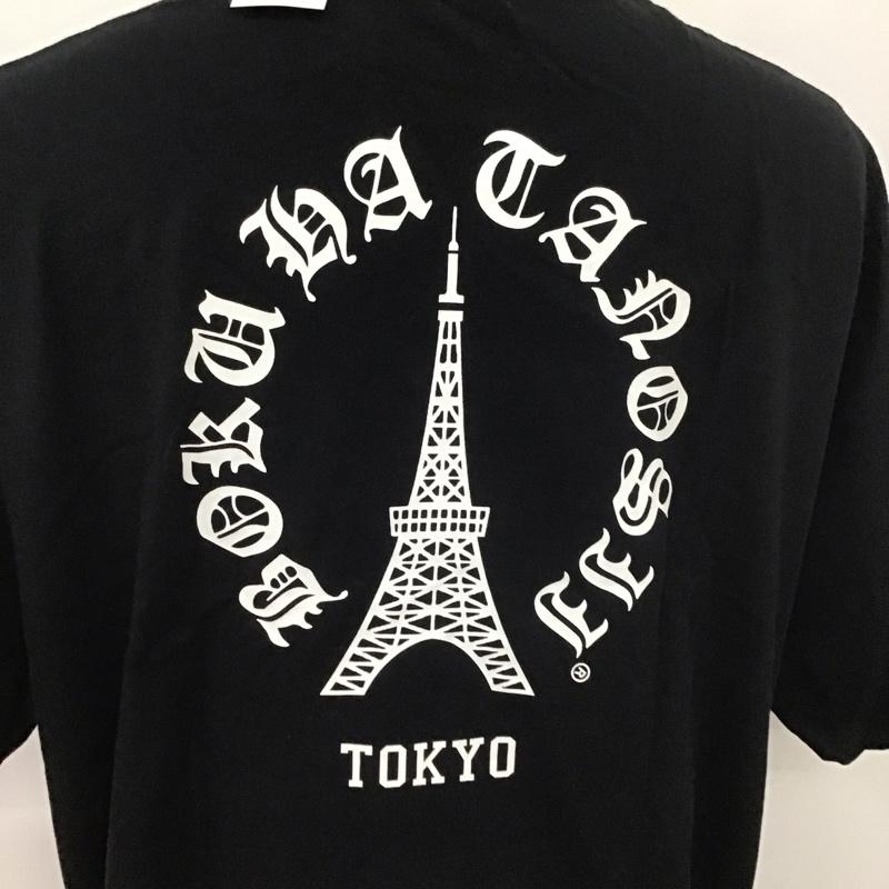 フリークスストア FREAK S STORE Tシャツ 半袖 半袖カットソー プリントTシャツ クルーネックカットソー L ロゴ、文字 黒 / ブラック / メンズ USED 古着 中古 10113646