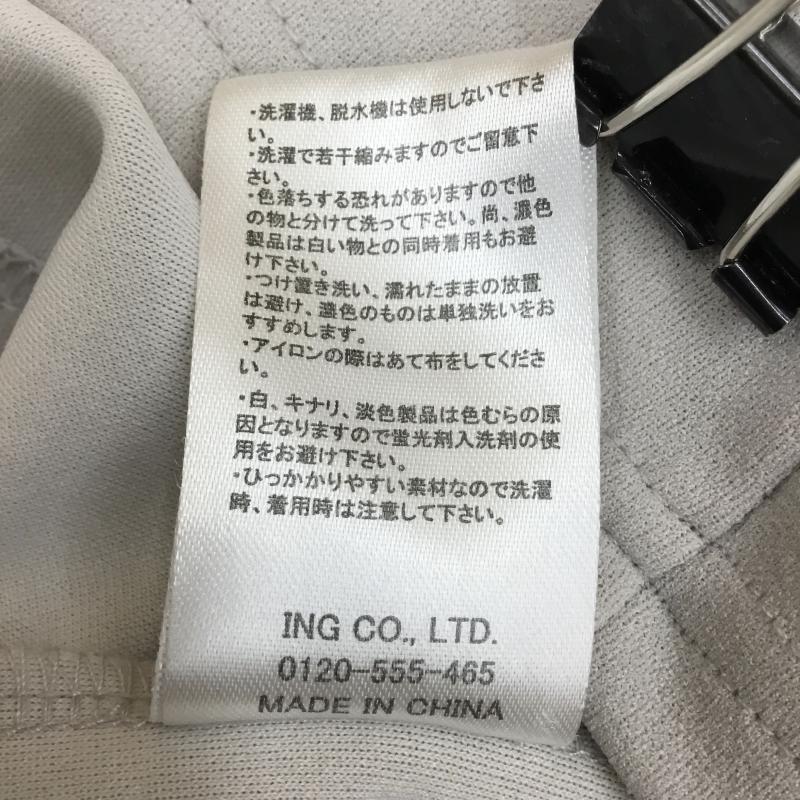 イング INGNI カットソー 半袖 1221-100029-00 M 無地 グレージュ / グレージュ / レディース USED 古着 中古 10144394