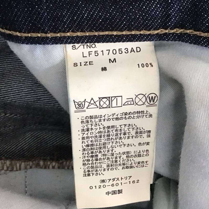 ローリーズファーム LOWRYS FARM パンツ デニム、ジーンズ lf517053ad デニムパンツ ワイドパンツ フレアパンツ M 無地 インディゴ / インディゴ / レディース USED 古着 中古 10109241