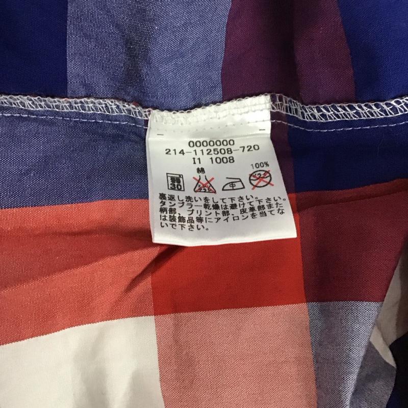 トミー TOMMY シャツ、ブラウス 半袖 半袖シャツ カラーシャツ 半袖カットソー チェックシャツ M チェック マルチカラー / マルチカラー / メンズ USED 古着 中古 10123976