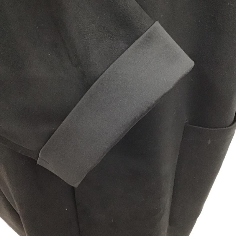 ザラベーシック ZARA BASIC カーディガン 長袖 長袖カーディガン 長袖カットソー ノーカラージャケット 前開カーディガン M 無地 黒 / ブラック / レディース USED 古着 中古 10122458