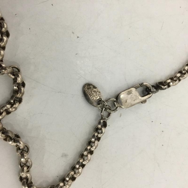 サード SAAD アクセサリー ネックレス、ペンダント チェーン 無地 銀 / シルバー / メンズ USED 古着 中古 10137370