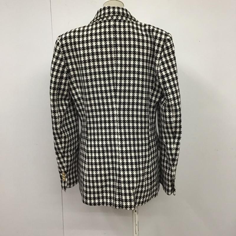 ザラ ZARA ジャケット、上着 ジャケット、ブレザー S 白 / ホワイト / X 黒 / ブラック / レディース USED 古着 中古 10106479