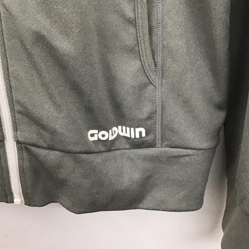 ゴールドウィン GOLDWIN パーカー 長袖 ジップアップパーカー 長袖パーカー カジュアルジャケット スポーツウェア L 無地 灰 / グレー / メンズ USED 古着 中古 10137840