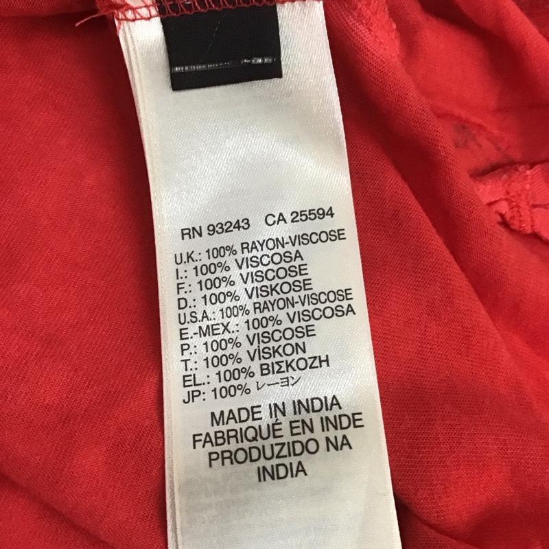 ディーゼル DIESEL Tシャツ 半袖 クルーネック XS 赤 / レッド / レディース USED 古着 中古 10112341