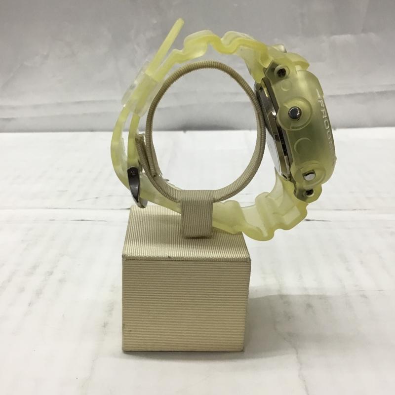 ジーショック G-SHOCK 腕時計 デジタル DW-8201WC FROGMAN W.C.C.S 世界サンゴ礁保護協会 箱有 ロゴ、文字 透明 / クリア / メンズ USED 古着 中古 10110542