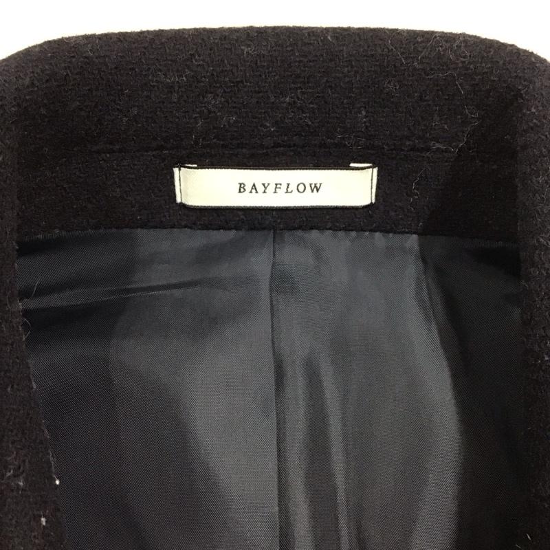 ベイフロー BAYFLOW コート ピーコート ピーコート アウター ダブルジャケット ショート 3 無地 紺 / ネイビー / レディース USED 古着 中古 10114860