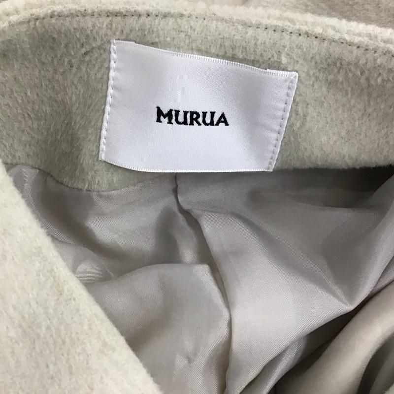 ムルーア MURUA コート コート一般 012260000201 オーバースリーブノーカラーコート 2 無地 アイボリー / アイボリー / レディース USED 古着 中古 10120272
