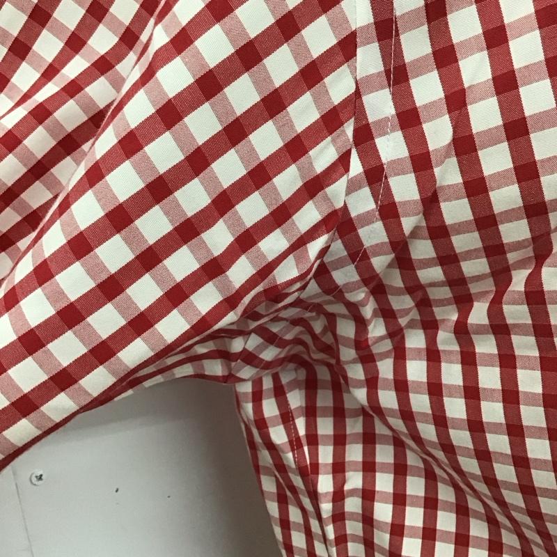 ブルックスブラザーズ BROOKS BROTHERS シャツ、ブラウス 長袖 長袖シャツ カラーシャツ ポケットシャツ 長袖カットソー チェックシャツ チェック 白 / ホワイト / X 赤 / レッド /  メンズ USED 古着 中古 10113008