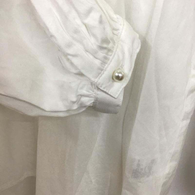 アメリカンホリック AMERICAN HOLIC シャツ、ブラウス 長袖 L 無地 白 / ホワイト / レディース USED 古着 中古 10130191