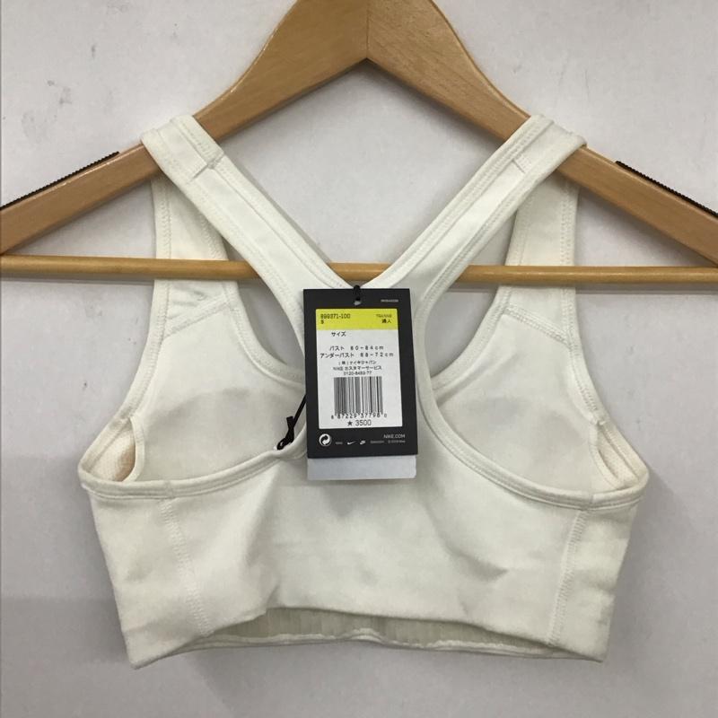 ナイキ NIKE トップス トップス 899371-100 スポーツブラ WS ナイキプロ フューチュラ クラシックブラ タグ付き S ロゴ、文字 白 / ホワイト / レディース USED 古着 中古 10135546