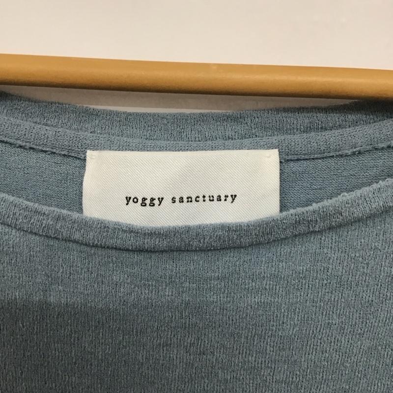 ヨギー・サンクチュアリ yoggy sanctuary タンクトップ タンクトップ ヨガウェア 無地 水色 / ライトブルー / レディース USED 古着 中古 10133867
