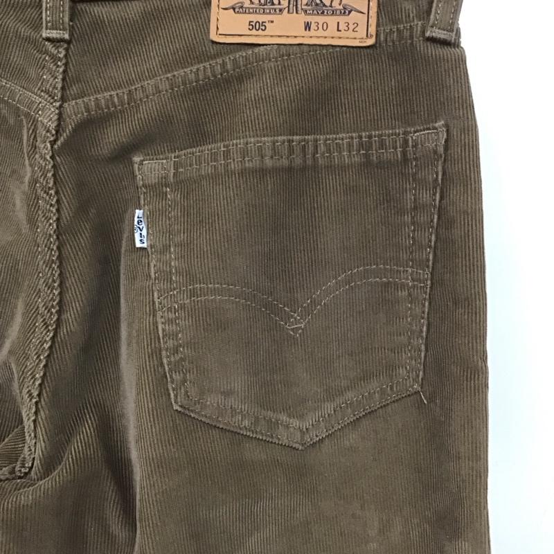リーバイストラウスアンドコー Levi Strauss & co. パンツ ワークパンツ、ペインターパンツ コーデュロイパンツ スリムパンツ カジュアルパンツ 30インチ 無地 茶 / ブラウン / メンズ USED 古着 中古 10132095