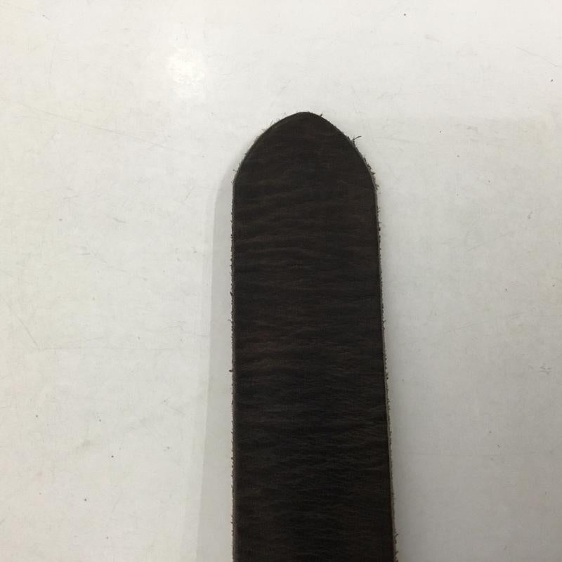 ダブルアールエル RRL ベルト・バックル ベルト スタッズ レザー ロゴ、文字 茶 / ブラウン / メンズ USED 古着 中古 10128811