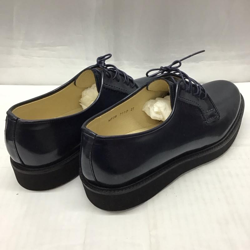 HARUTA HARUTA 革靴 革靴 711P ポストマンタイプシューズ 27cm 箱有 27.0cm 無地 紺 / ネイビー / メンズ USED 古着 中古 10115671