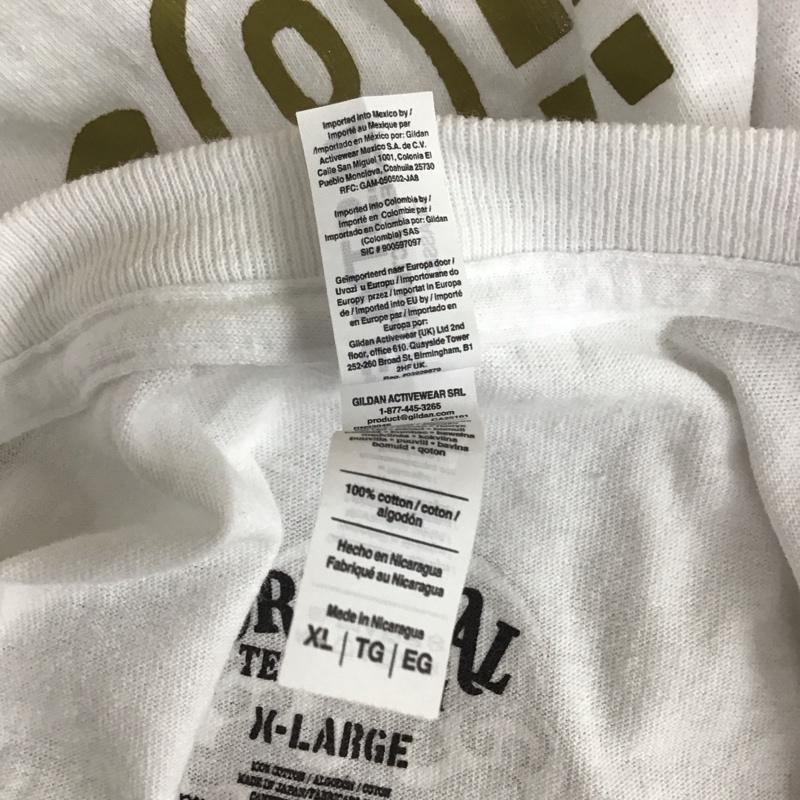 テンダーロイン TENDERLOIN Tシャツ 半袖 半袖カットソー プリントTシャツ クルーネックカットソー XL プリント 白 / ホワイト / メンズ USED 古着 中古 10115942