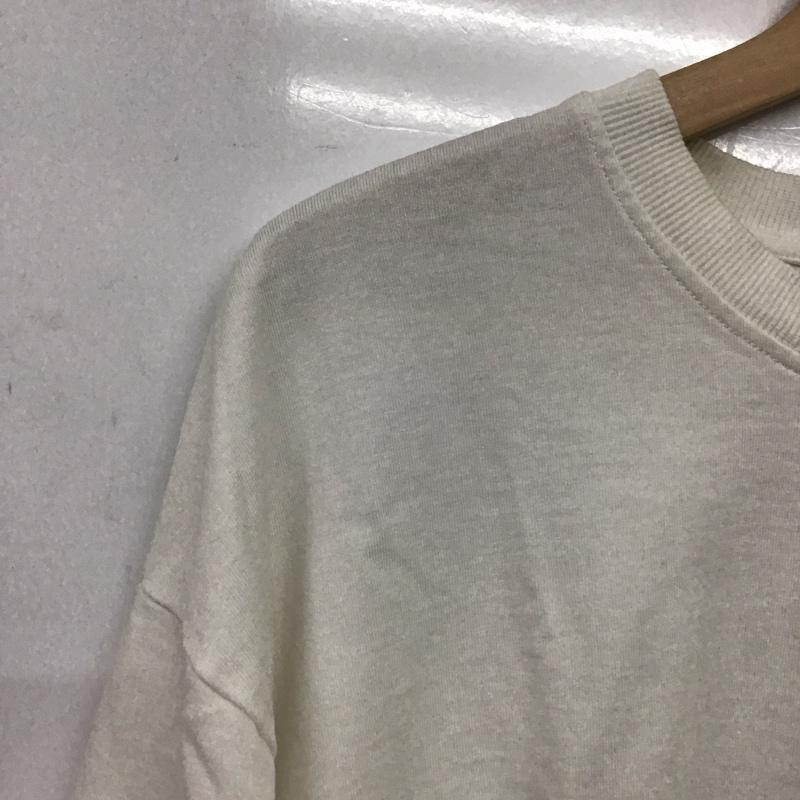 ザラ ZARA Tシャツ 長袖 M ロゴ、文字 X 刺繍 白 / ホワイト / レディース USED 古着 中古 10133792