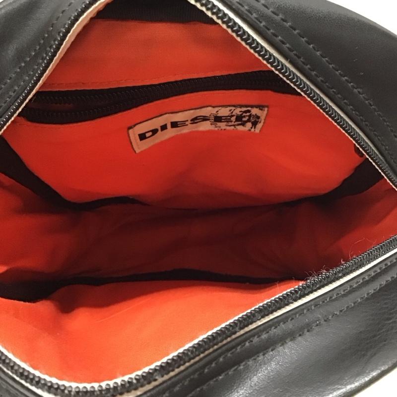 ディーゼル DIESEL ショルダーバッグ ショルダーバッグ ロゴ、文字 黒 / ブラック / X ベージュ / ベージュ / メンズ USED 古着 中古 10111779
