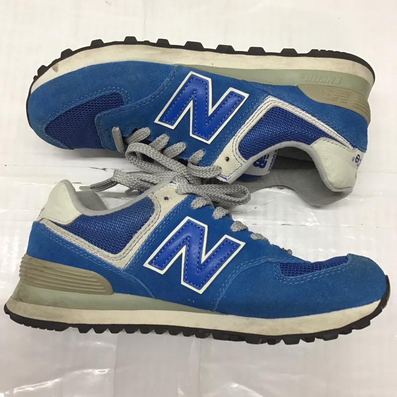 ニューバランス New Balance スニーカー スニーカー ML574VTR 24.5cm 24.5cm ロゴ、文字 青 / ブルー / レディース USED 古着 中古 10116062