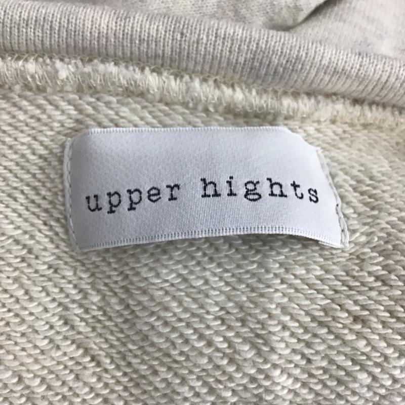 アッパーハイツ upperhights カットソー 半袖 半袖カットソー プリントスウェット クルーネックカットソー 1 ロゴ、文字 灰 / グレー / レディース USED 古着 中古 10122974