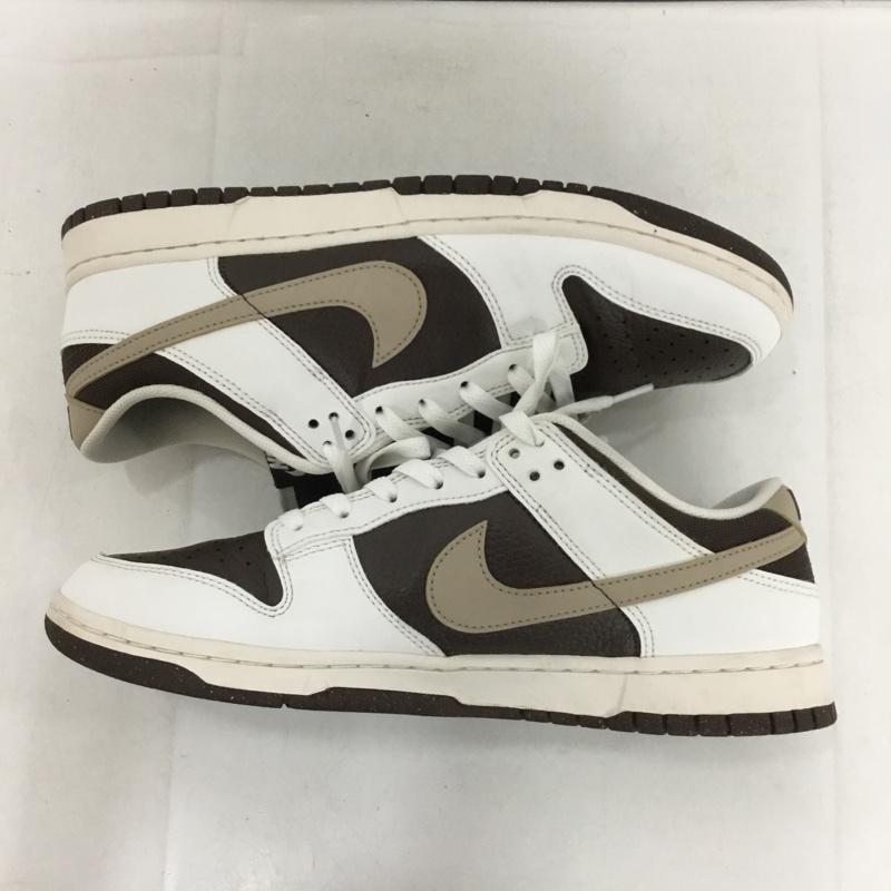 ナイキ NIKE スニーカー スニーカー HF4292-100 DUNK LOW NN 28.5cm 28.5cm ロゴ、文字 白 / ホワイト / X 茶 / ブラウン / X ダークブラウン / ダークブラウン / メンズ USED 古着 中古 10136382