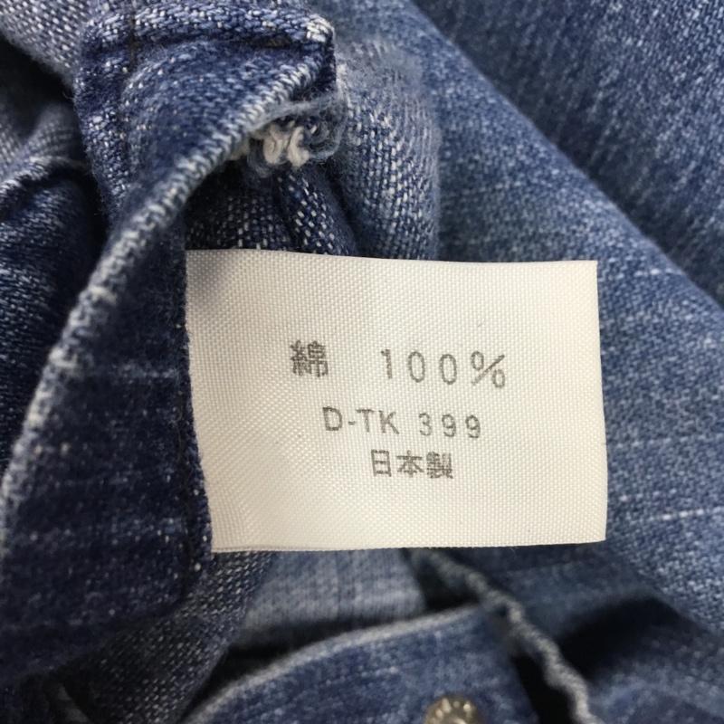 ブルーブルー BLUE BLUE シャツ、ブラウス 長袖 デニムシャツ ウエスタンシャツ 2 無地 青 / ブルー / メンズ USED 古着 中古 10116083