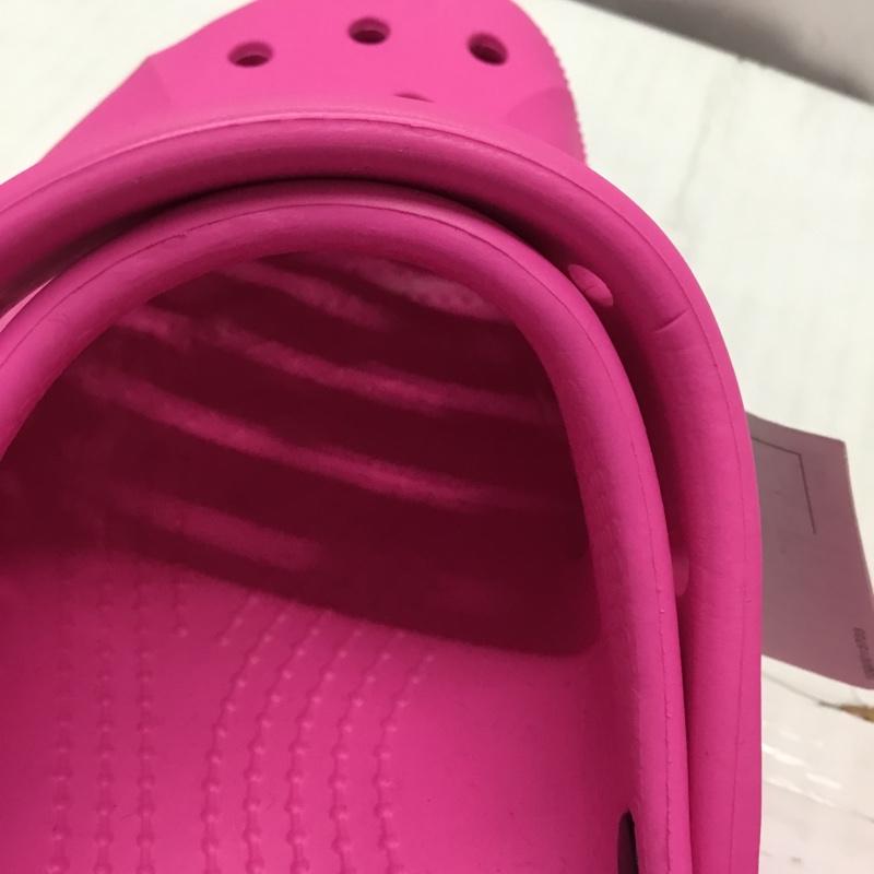 クロックス crocs サンダル サンダル 208186-6QQ バヤ プラットフォーム 厚底 25cm タグ付き 25.0cm ロゴ、文字 桃 / ピンク / レディース USED 古着 中古 10110559