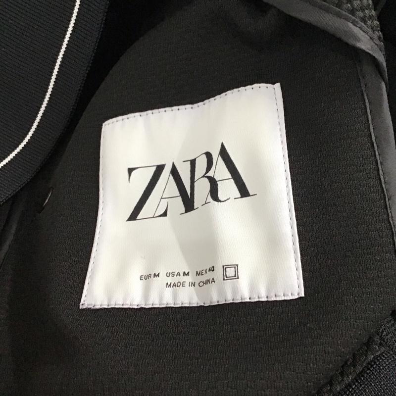 ザラ ZARA ジャケット、上着 ジャンパー、ブルゾン M 無地 黒 / ブラック / レディース USED 古着 中古 10117242
