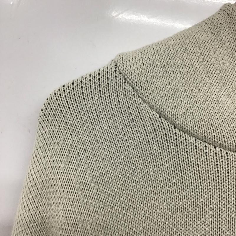 エッセンシャルズ ESSENTIALS パーカー 長袖 長袖ニットパーカー プルオーバーニット M ロゴ、文字 灰 / グレー / メンズ USED 古着 中古 10134965