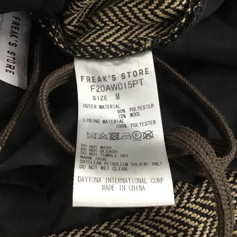 フリークスストア FREAK S STORE パンツ ワークパンツ、ペインターパンツ f20aw015pt ワイドパンツ カジュアルパンツ ワークパンツ M 総柄 茶 / ブラウン / メンズ USED 古着 中古 10144494
