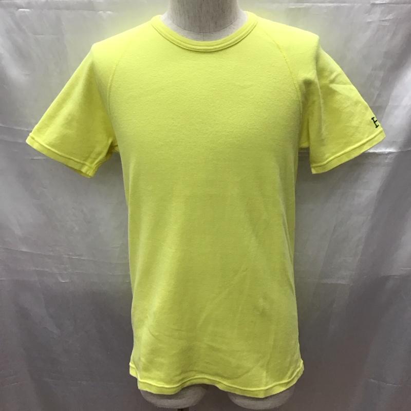 ハリウッドランチマーケット HOLLYWOOD RANCH MARKET Tシャツ 半袖 半袖カットソー 無地Tシャツ クルーネックカットソー 4 無地 黄 / イエロー /  メンズ USED 古着 中古 10113568